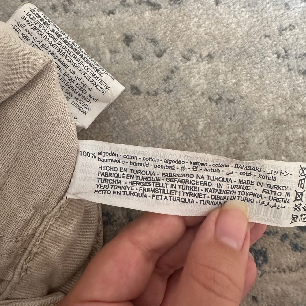 Zara Beige Casual Pants - Picture 7 of 7